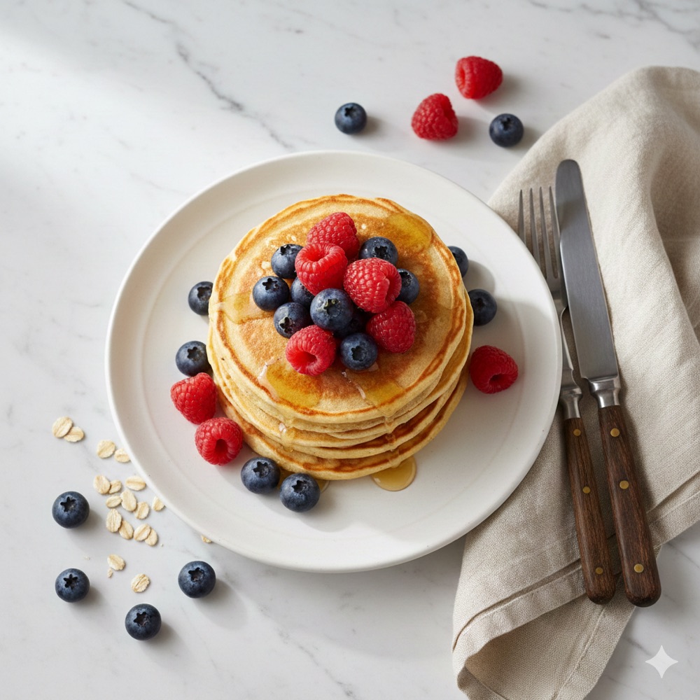 Pancake proteici alla ricotta